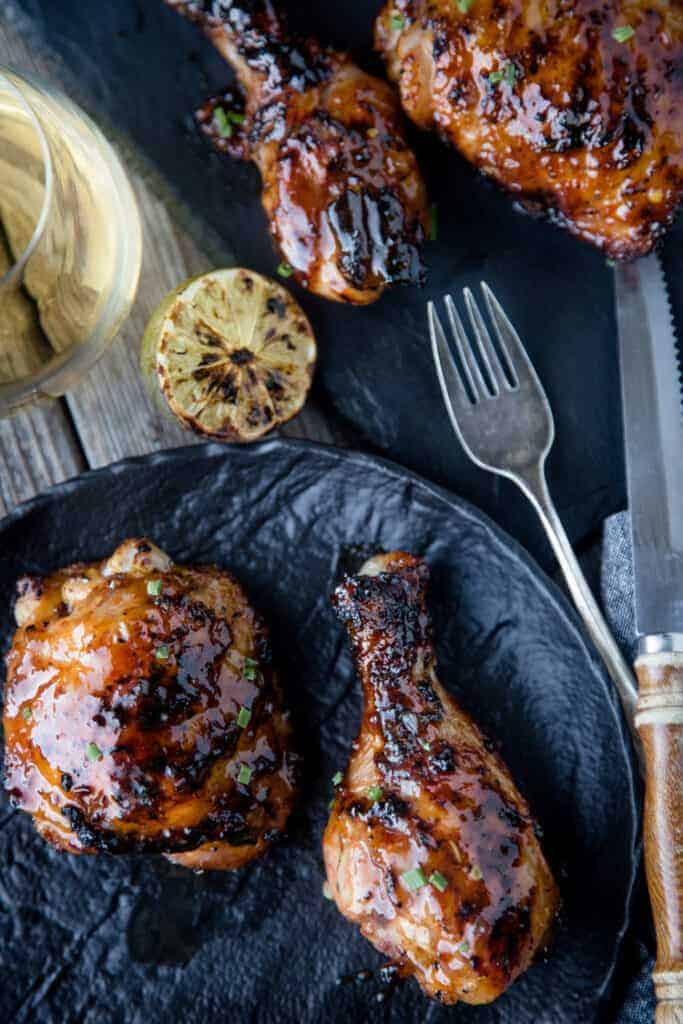 Apricot Glazed Grilled Chicken Recipe Vindulge