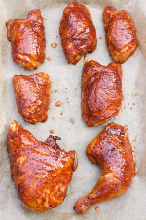 The Best BBQ Chicken Recipe with Tangy Carolina Sauce - Vindulge