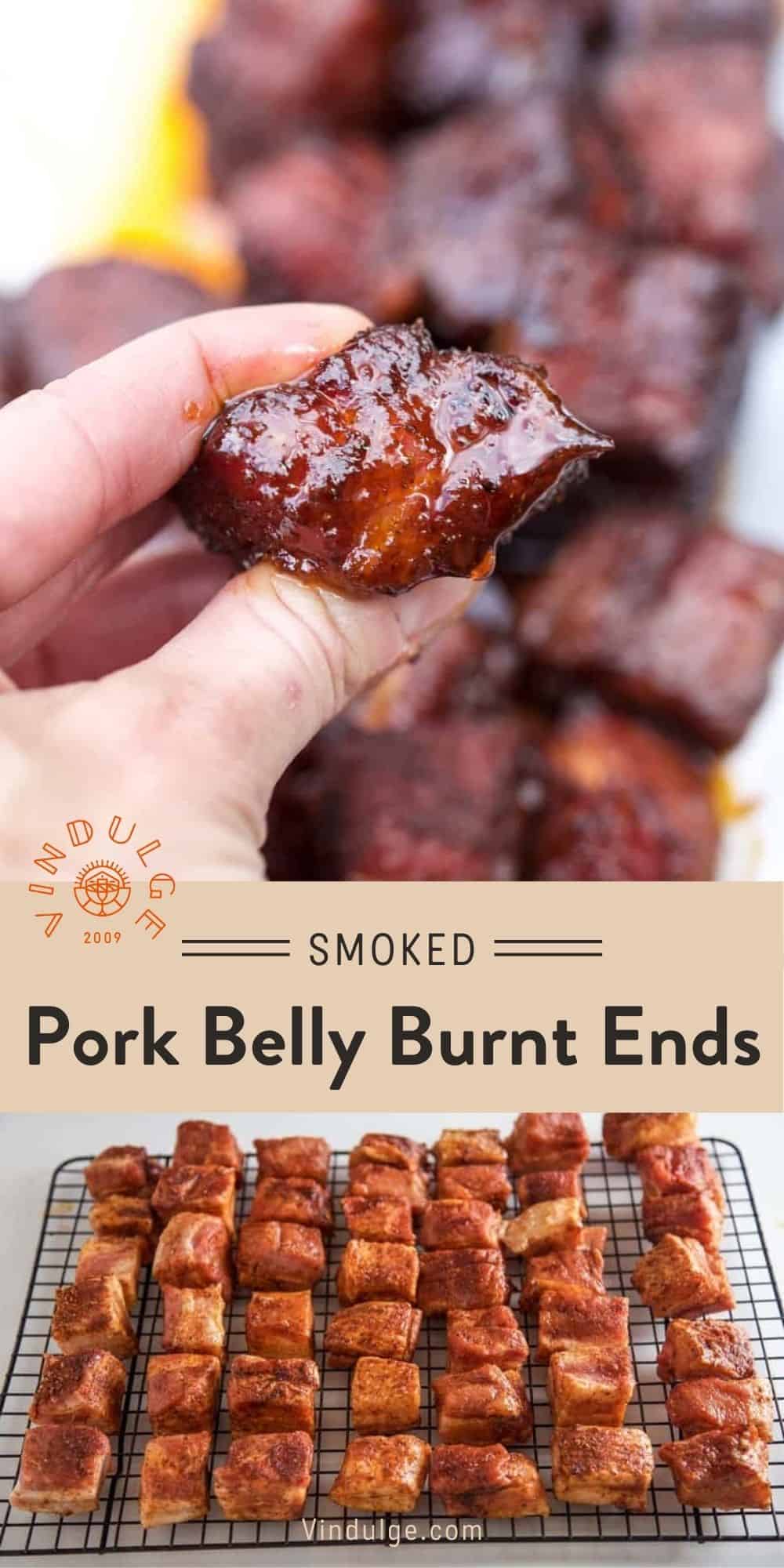 Smoked Pork Belly Burnt Ends Recipe - Vindulge