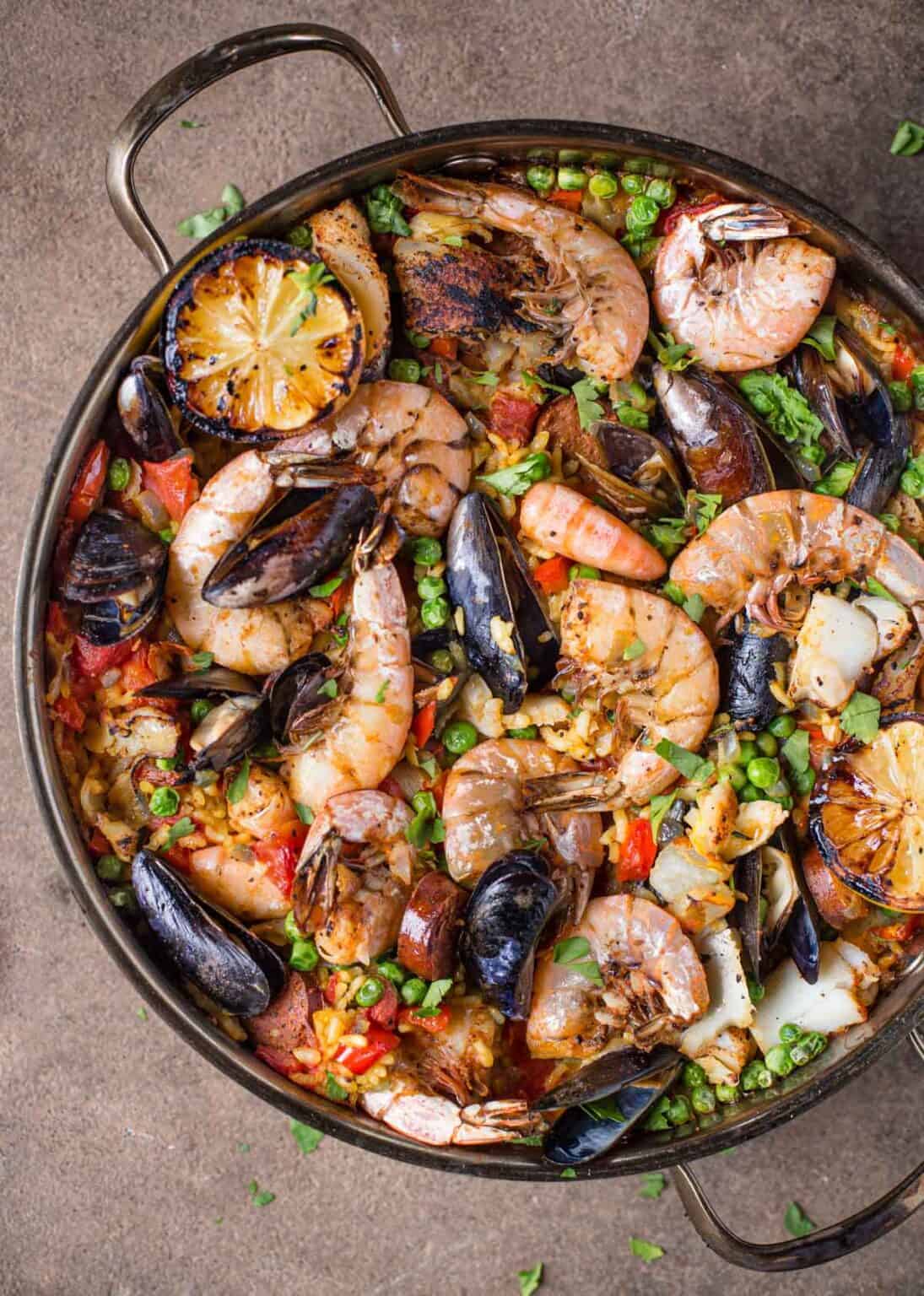 Seafood Paella (On The Grill) - Vindulge