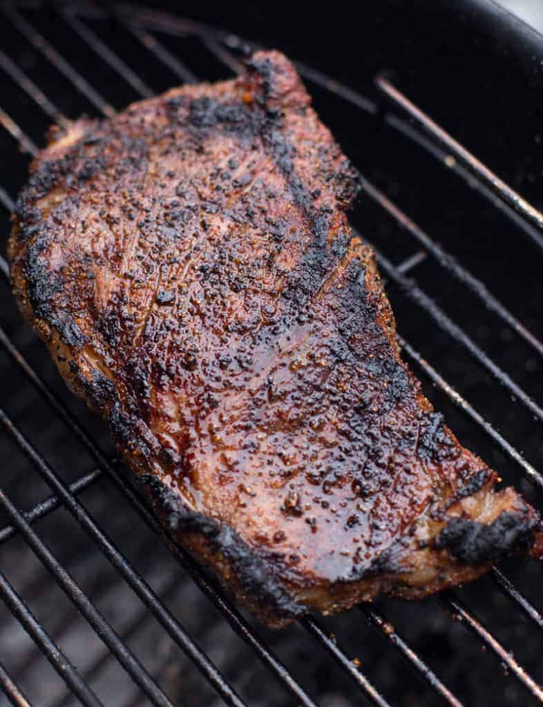 Grilled NY Strip Steak with Coffee Rub - Vindulge