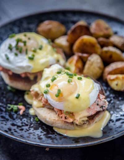 Smoked Salmon Eggs Benedict - Perfect For Leftover Salmon - Vindulge