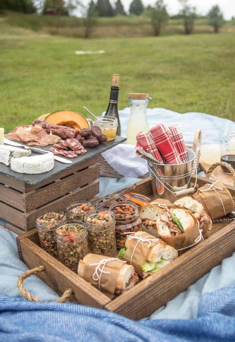 Smoked Pork Tenderloin Sandwich And Wines Perfect For A Picnic