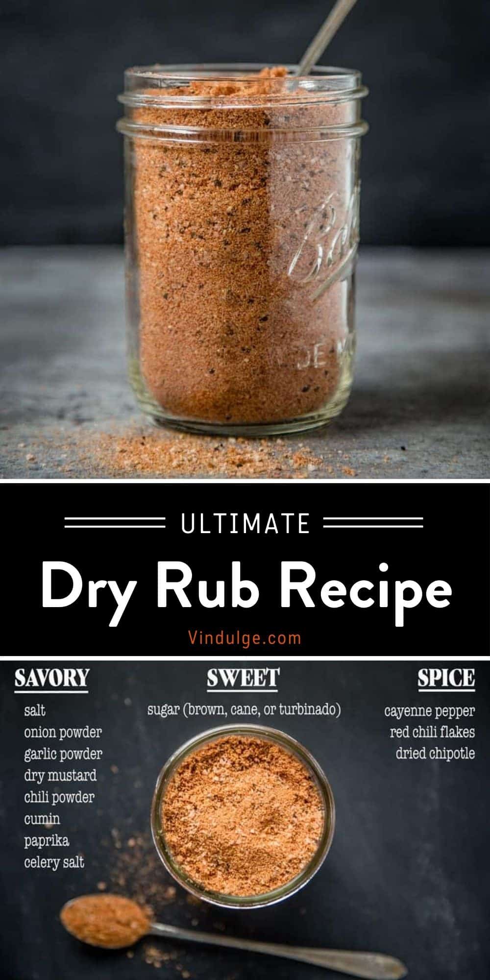 Pork Rub - Ultimate Dry Rub For Chicken & Pork - Vindulge
