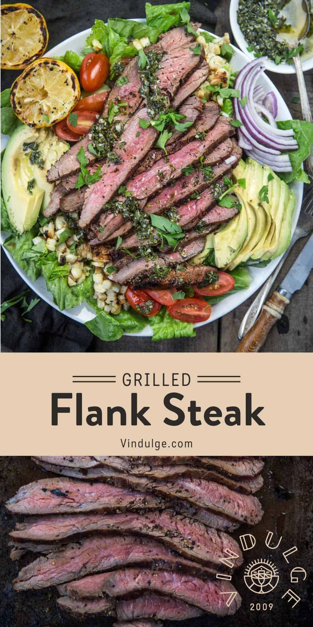 Grilled Flank Steak (perfect for a hearty Salad) - Vindulge