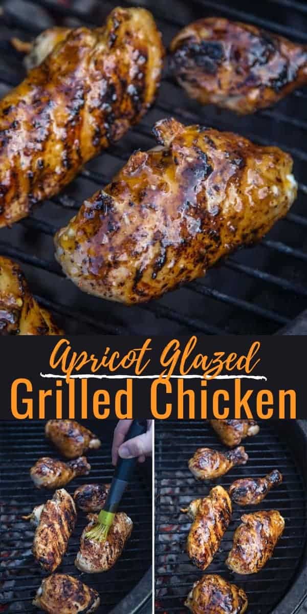 Apricot Glazed Grilled Chicken Recipe - Vindulge