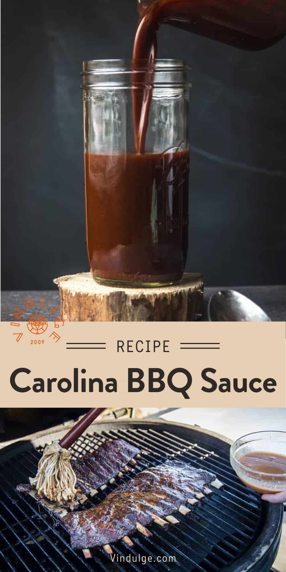 Vinegar Based BBQ Sauce Recipe (Carolina Style) - Vindulge