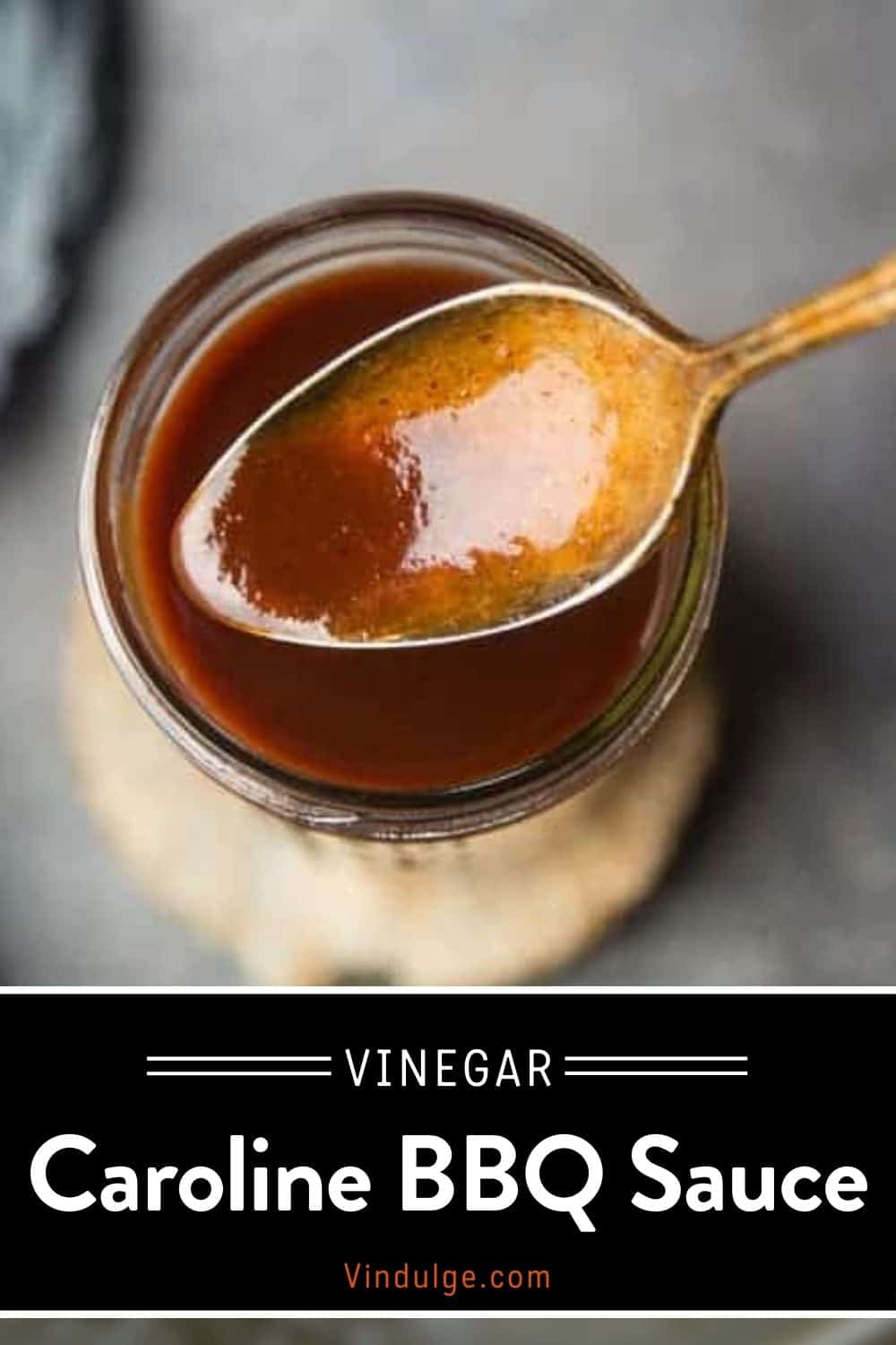 Vinegar Based BBQ Sauce Recipe (Carolina Style) - Vindulge