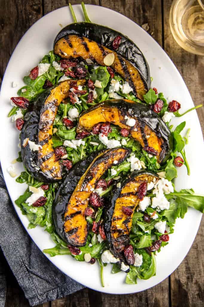 Grilled Acorn Squash Salad - Vindulge