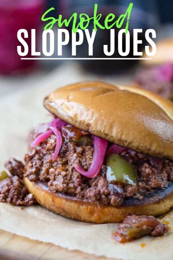 Smoked Sloppy Joe Recipe pin