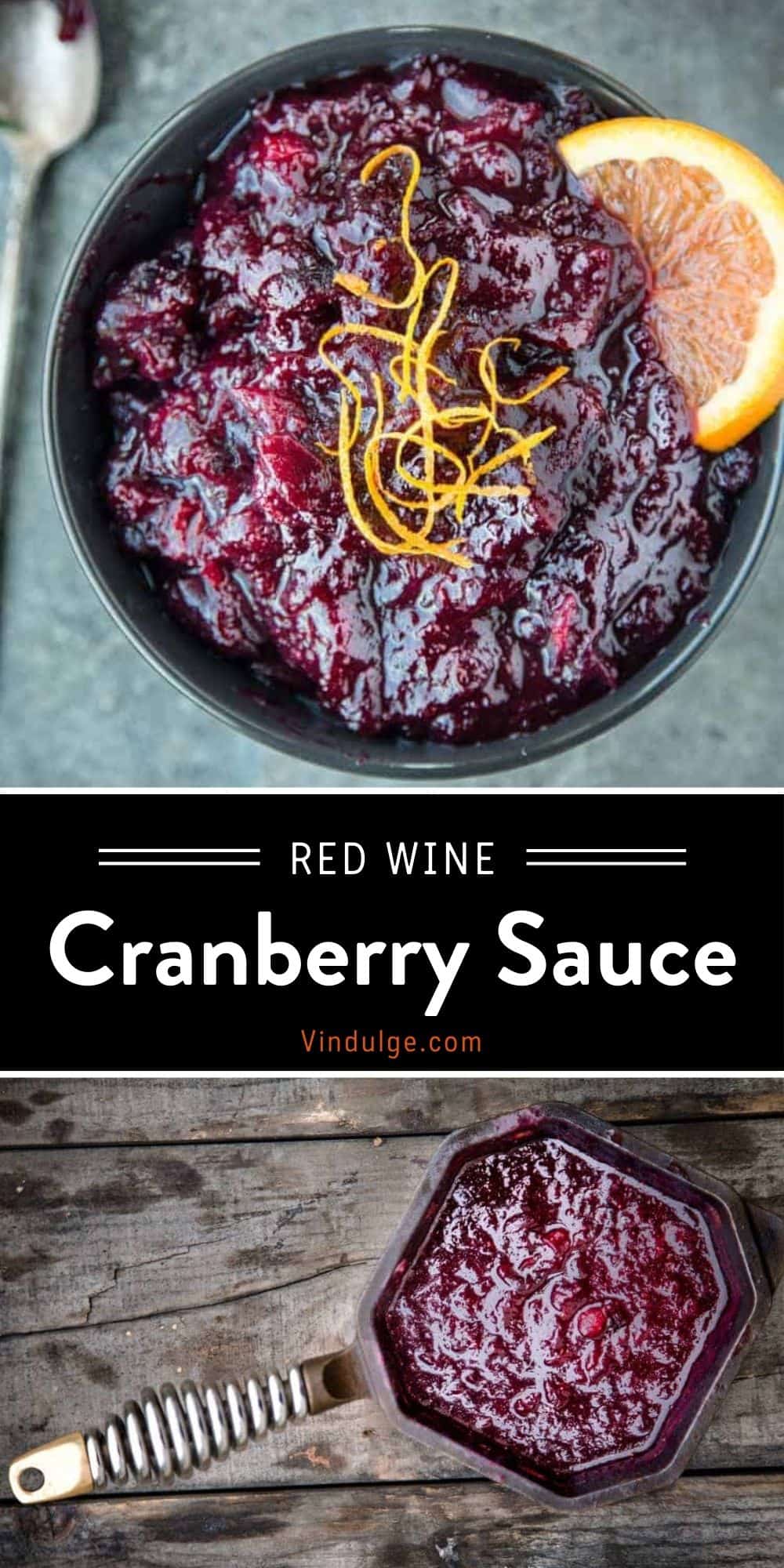 Homemade Red Wine Cranberry Sauce Recipe - Vindulge