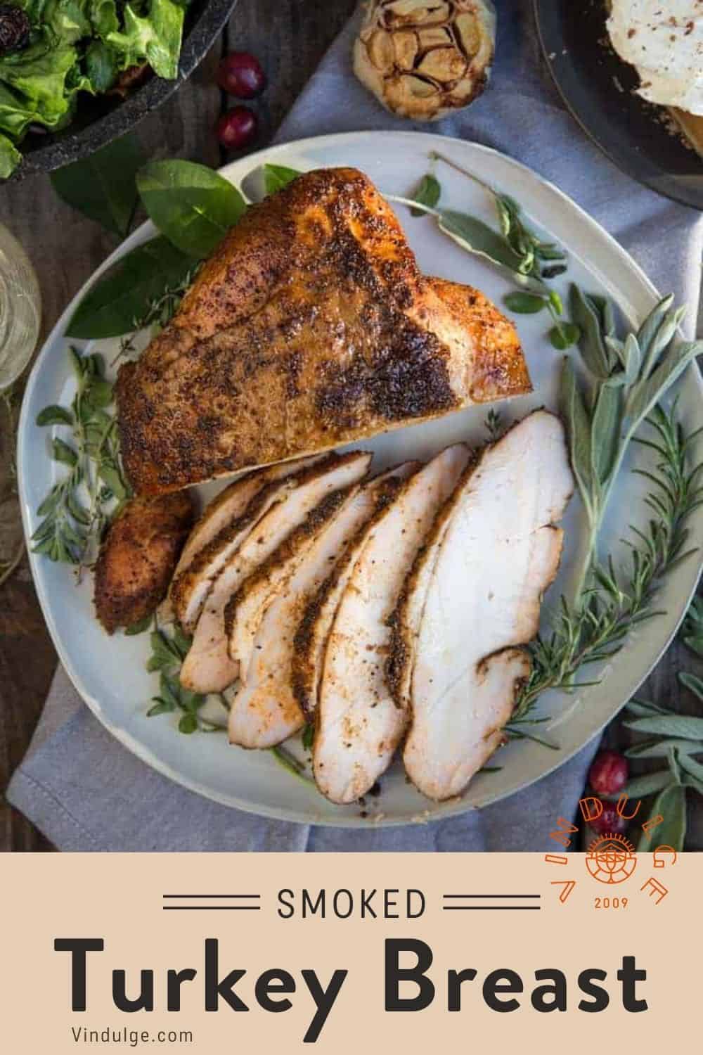 Smoked Turkey Breast Recipe With Maple Glaze Vindulge