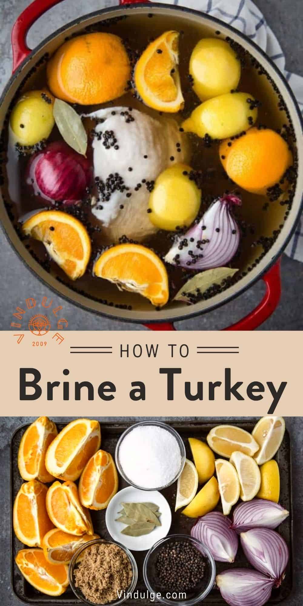 Easy Turkey Brine Recipe - How to Brine a Turkey - Vindulge