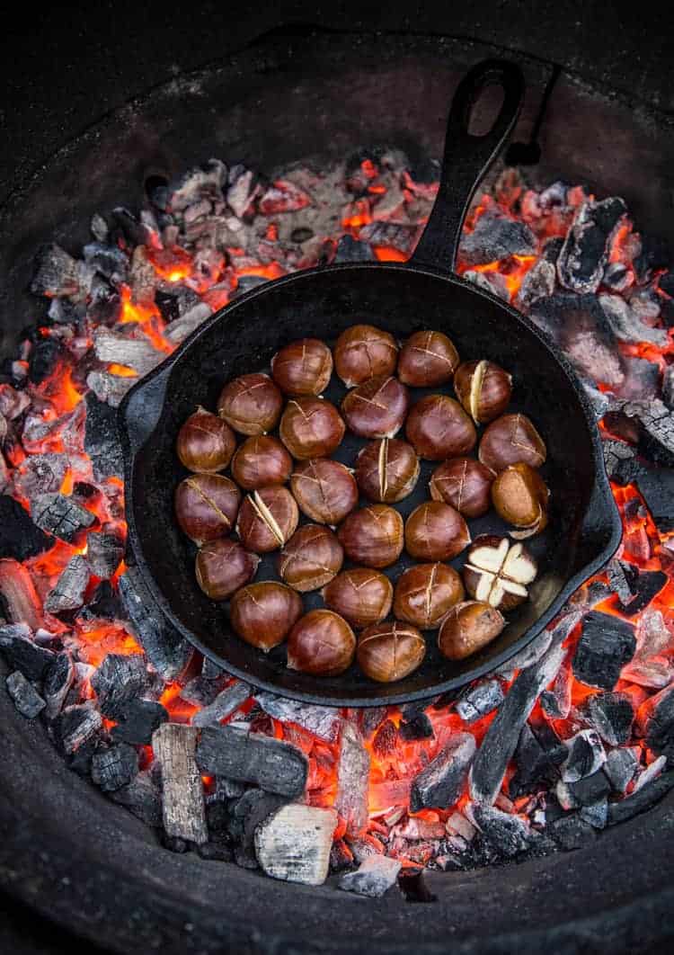 Roasted Chestnuts Over an Open Fire - Holiday Appetizer - Vindulge