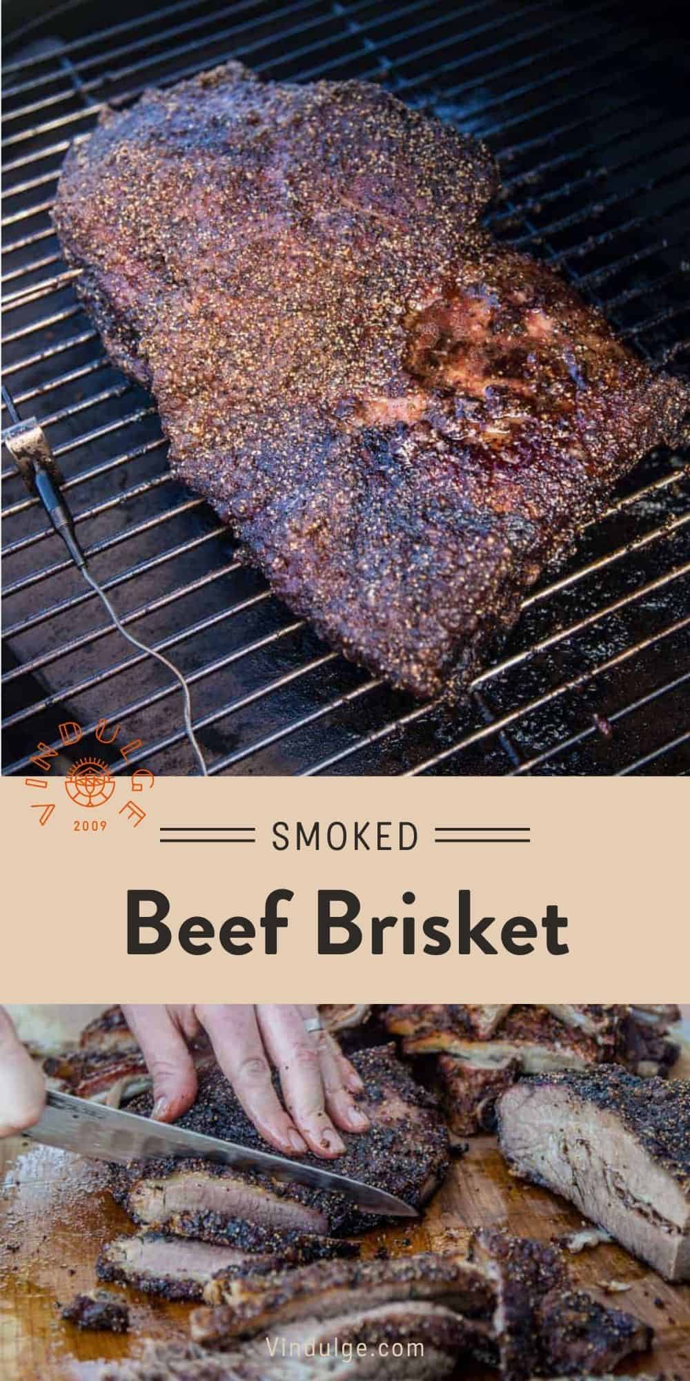 Smoked Brisket Pinterest Pin