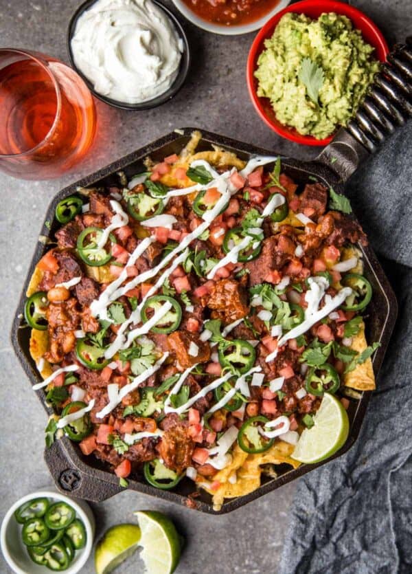 Smoked Beef Brisket Nachos (perfect for leftover brisket) Vindulge