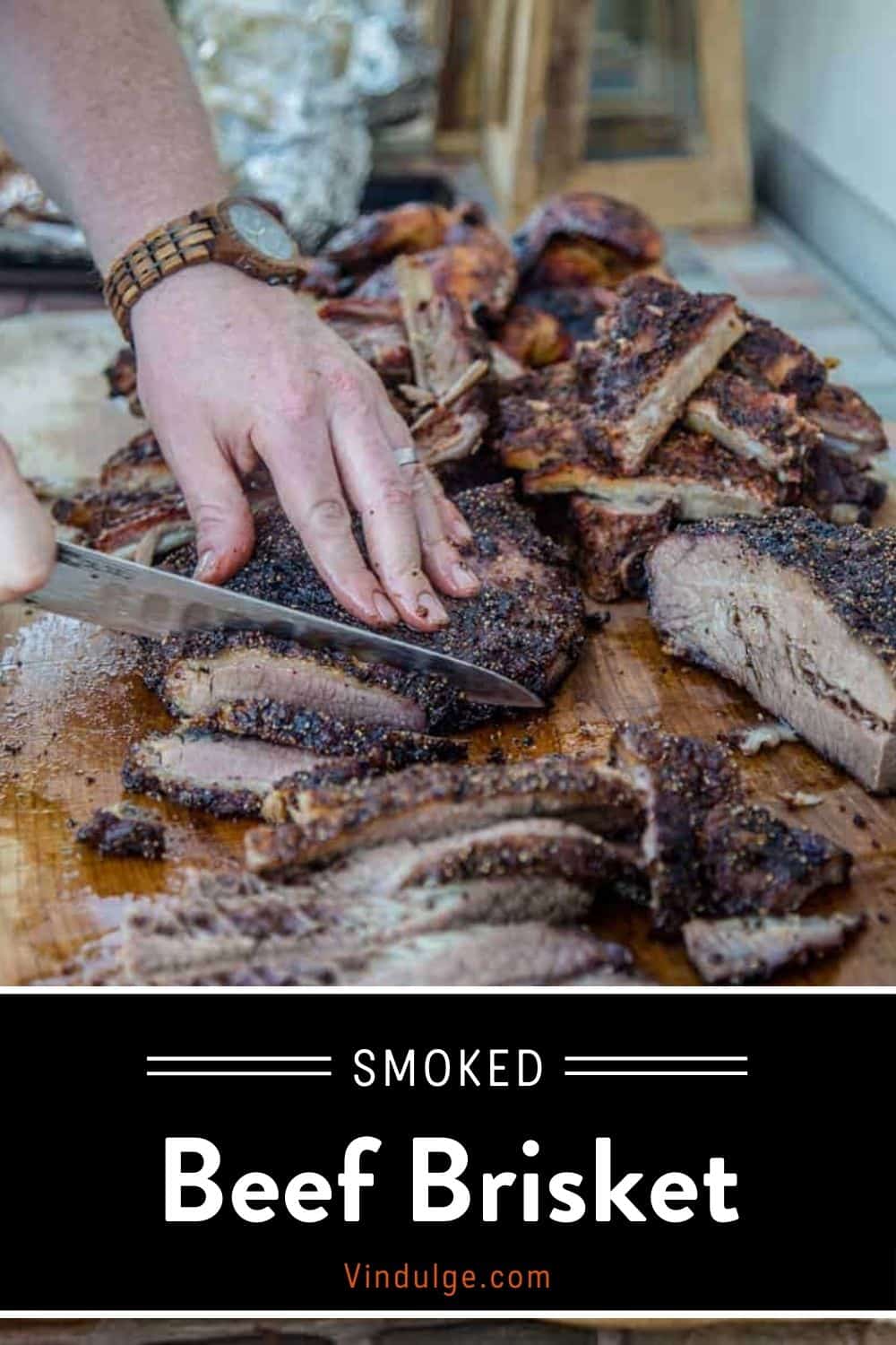 Smoked Brisket Pinterest Pin