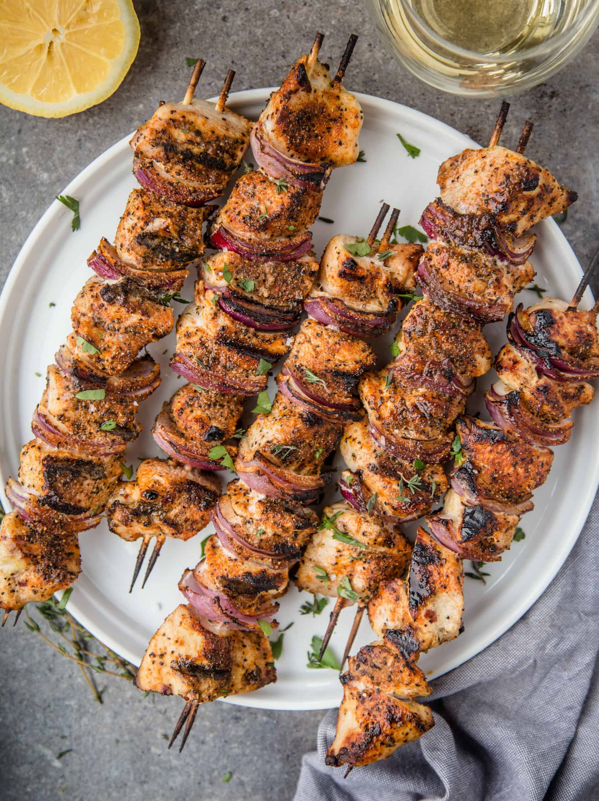 Smoky BBQ Grilled Chicken Kabobs (No Marinade) - Life, Love, and Good Food