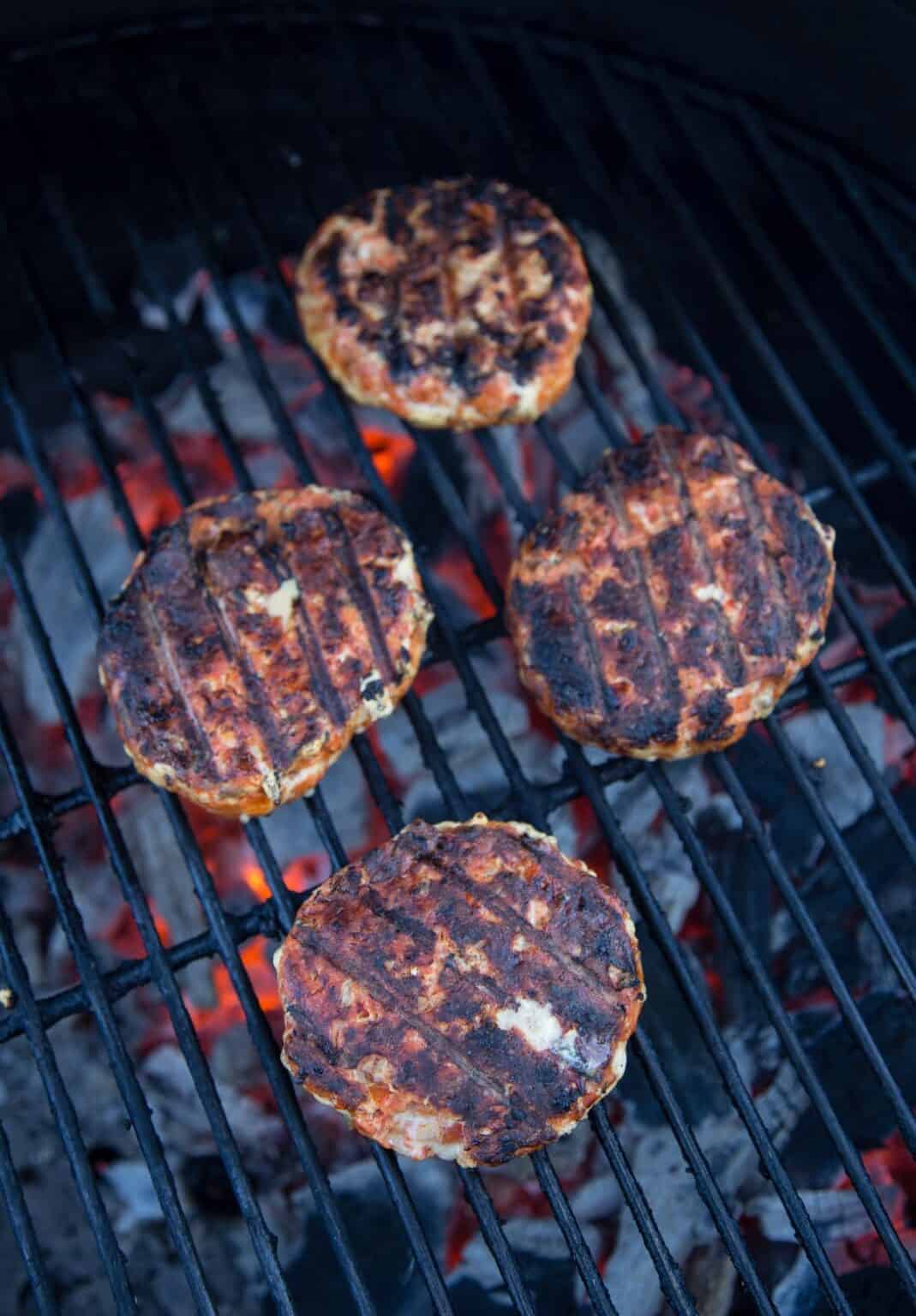 Fresh Grilled Salmon Burgers - Not From Can - Vindulge