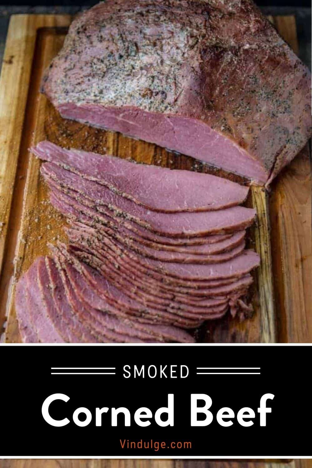 Smoked Corned Beef Pinterest Pin