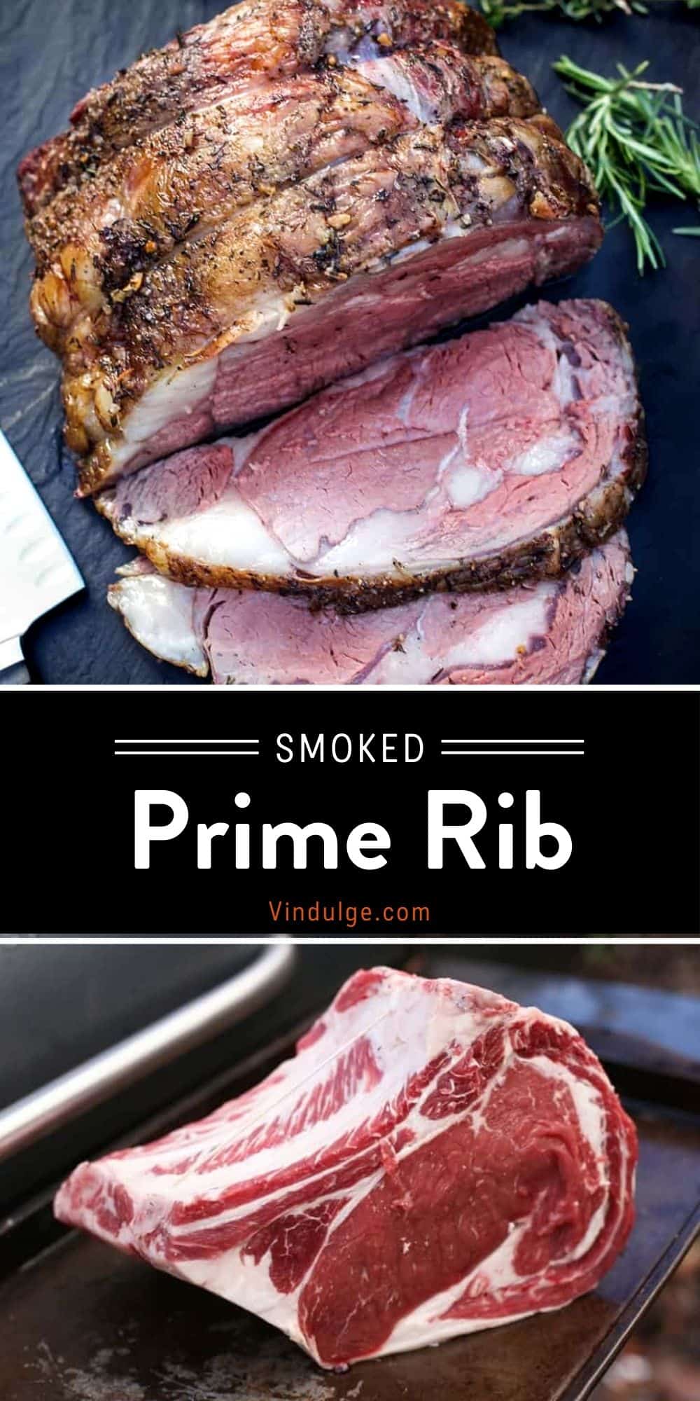 Smoked Prime Rib Pinterest Pin