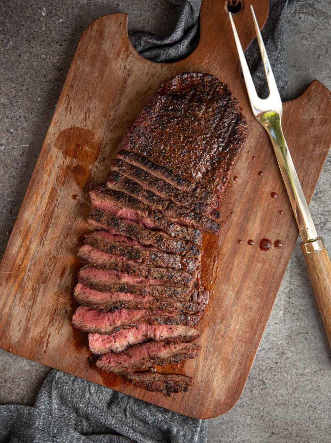 Grilled Flat Iron Steak - Vindulge