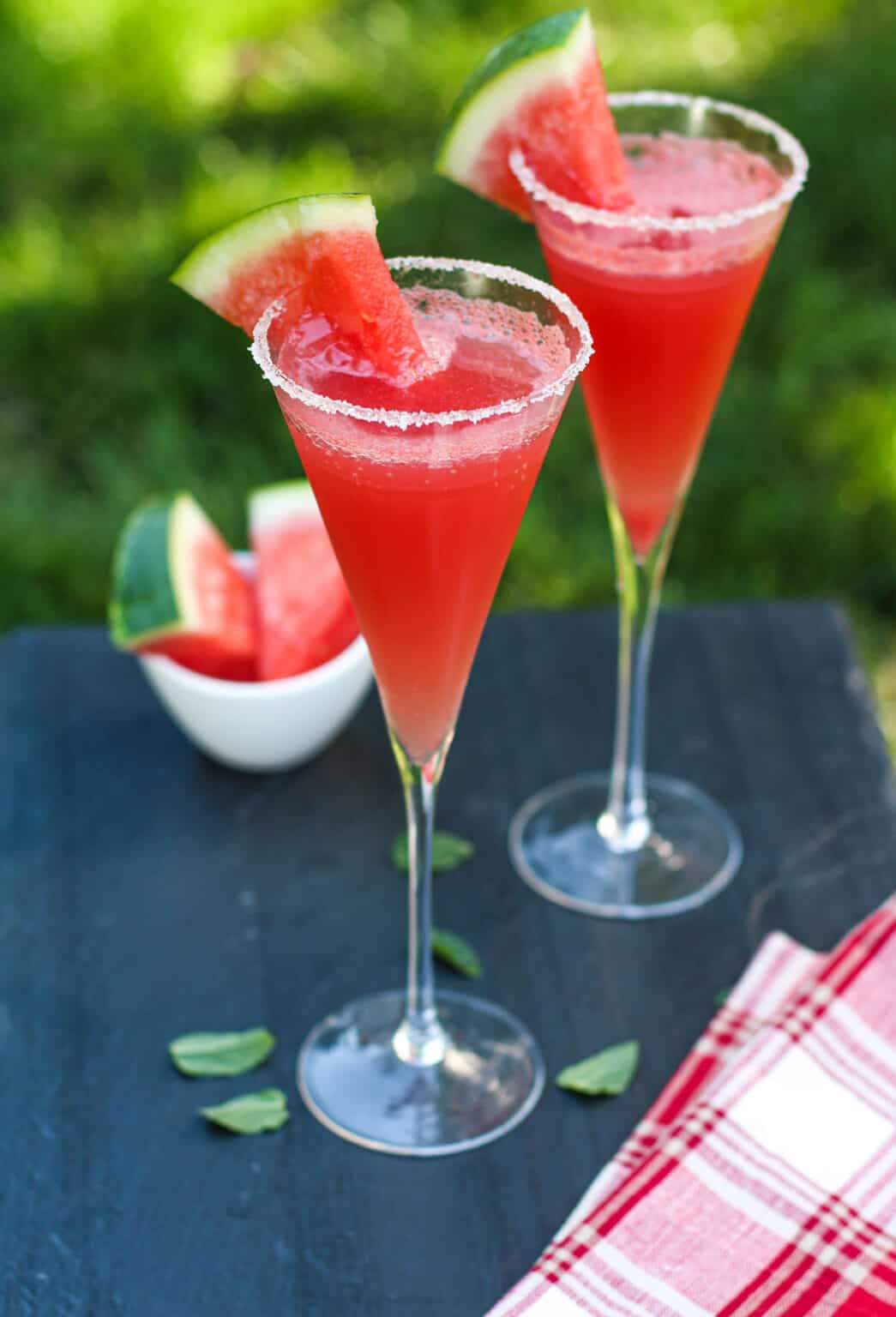 Watermelon Cocktail with Sparkling Wine - Vindulge