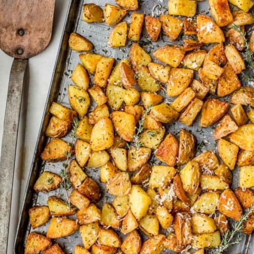 Duck Fat Potatoes with Parmesan and Thyme - Vindulge