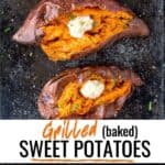 Grilled Sweet Potatoes with Smoked Honey Butter - Vindulge