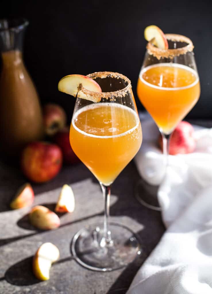 Apple Cider Mimosa - The Perfect Apple Cider Cocktail - Vindulge