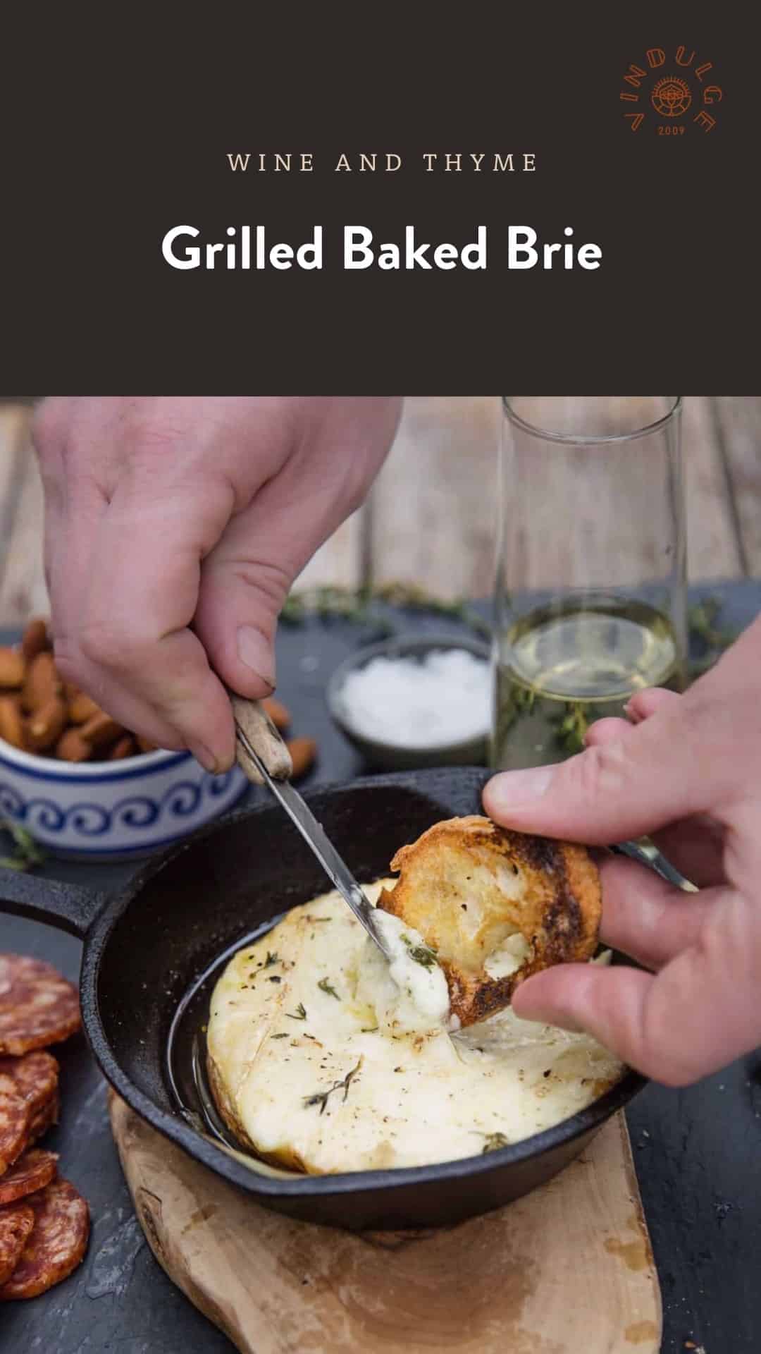 Baked Brie with Garlic - The Art of Food and Wine