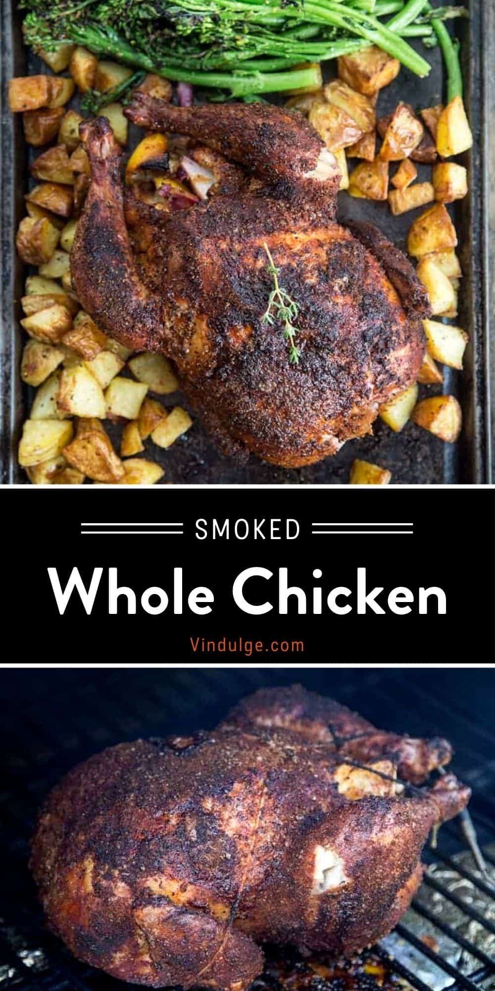 Smoked Whole Chicken Recipe and Guide - Vindulge