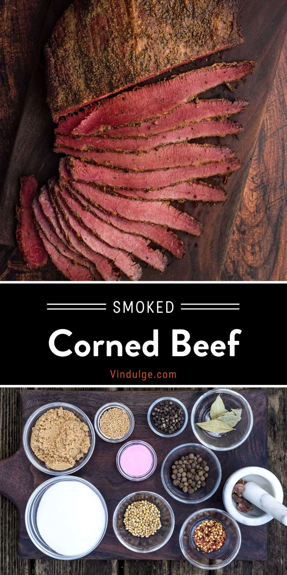 Smoked Corned Beef Pinterest Pin