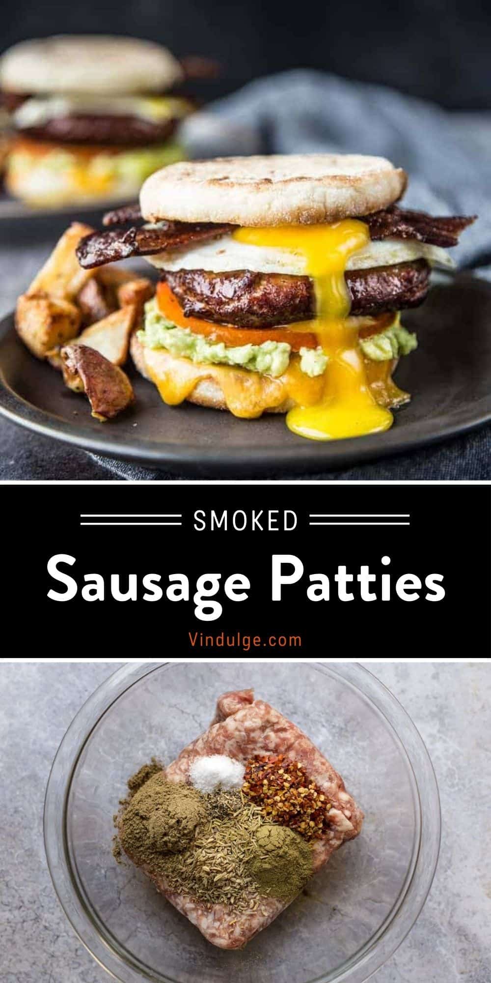 Breakfast Sausage Patties Pinterest Pin