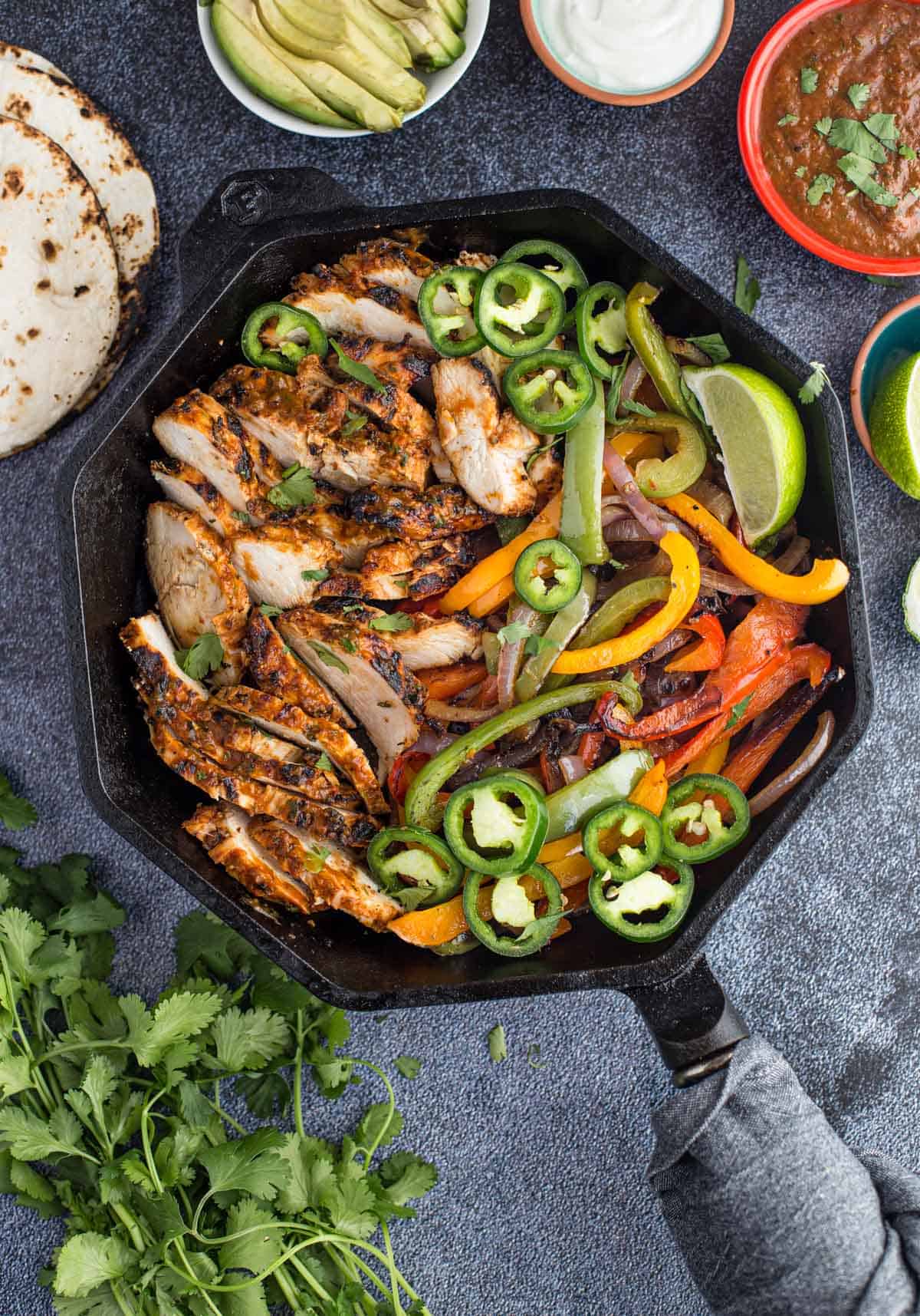 Grilled Chicken Fajitas With Chipotle Marinade Vindulge