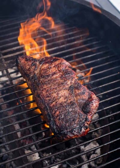 Grilled Sirloin Steak - Topped With Herb Compound Butter - Vindulge