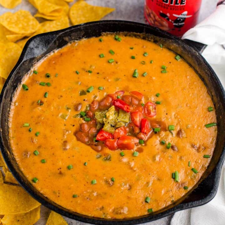 Sausage and Queso Bean Dip - Vindulge