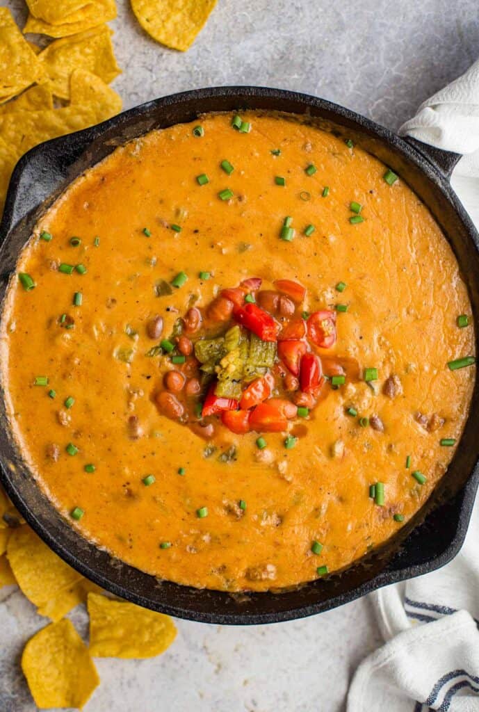 Sausage and Queso Bean Dip - Vindulge