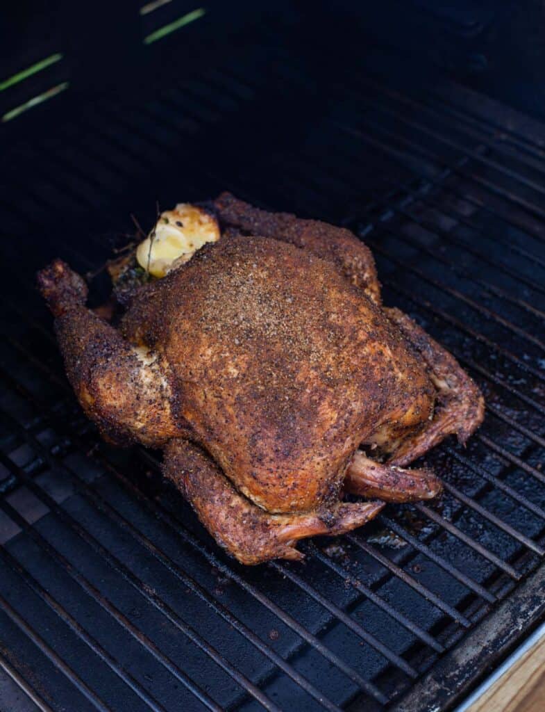 Pellet Grill Whole Chicken Roast Vindulge