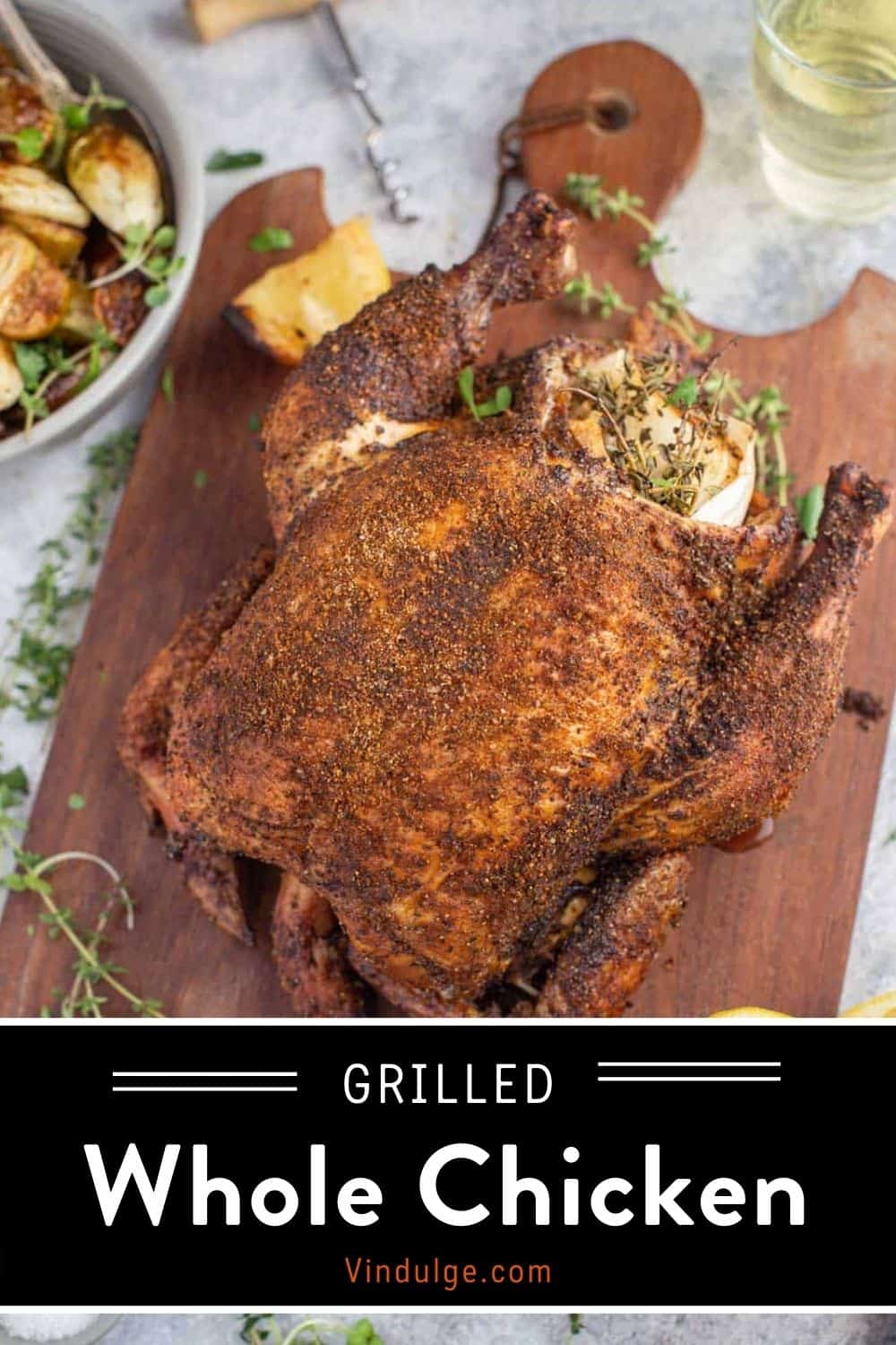 Pellet Grill Whole Chicken Roast - Vindulge