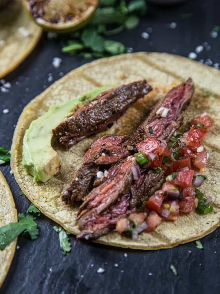 Carne Asada Skirt Steak Tacos and Marinade Vindulge