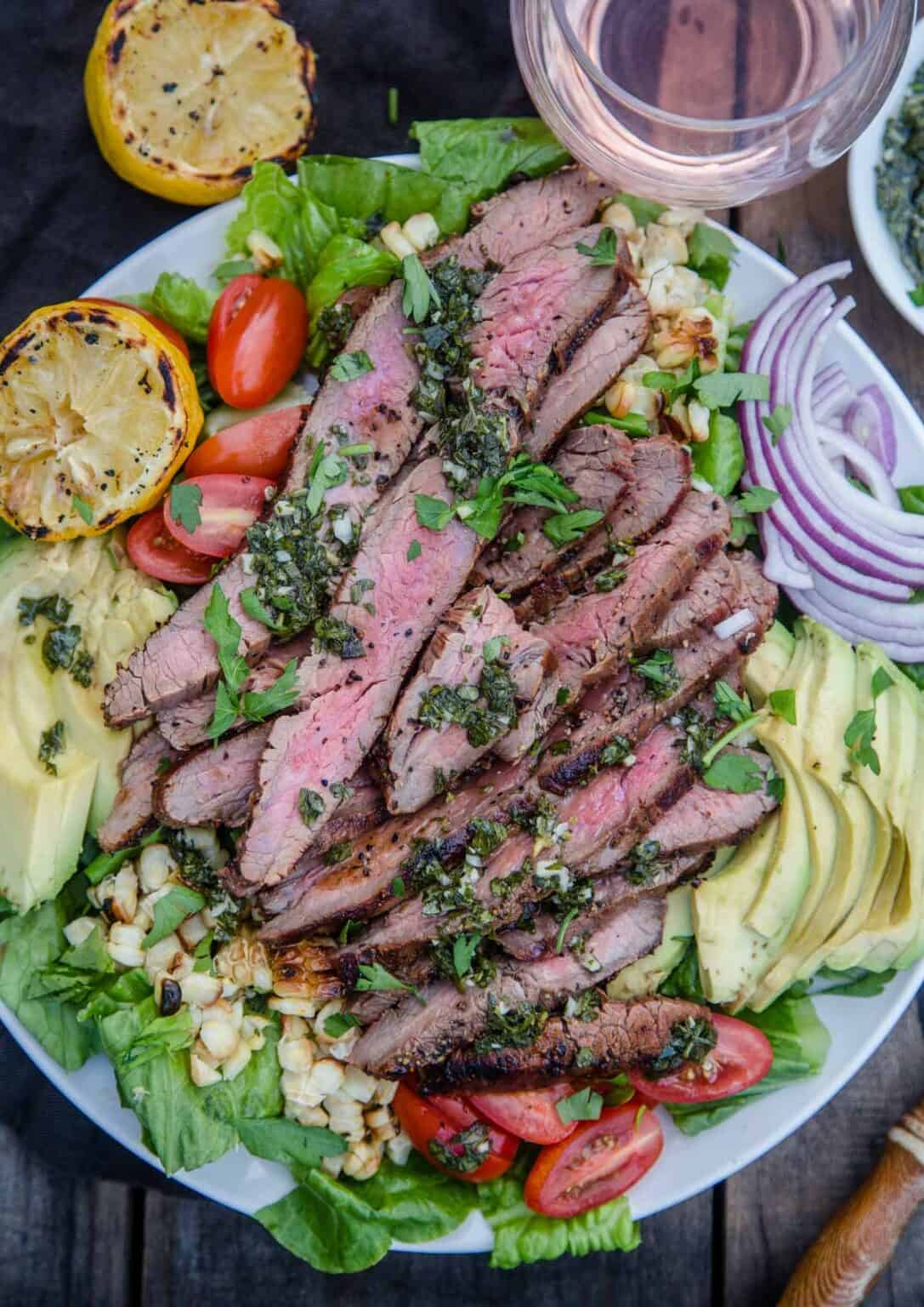 Grilled Flank Steak (perfect for a hearty Salad) - Vindulge