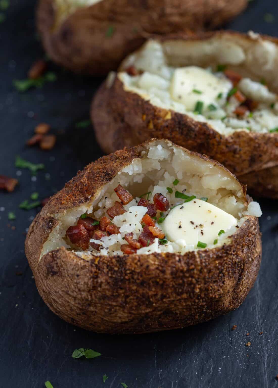 Smoked Baked Potatoes - Vindulge