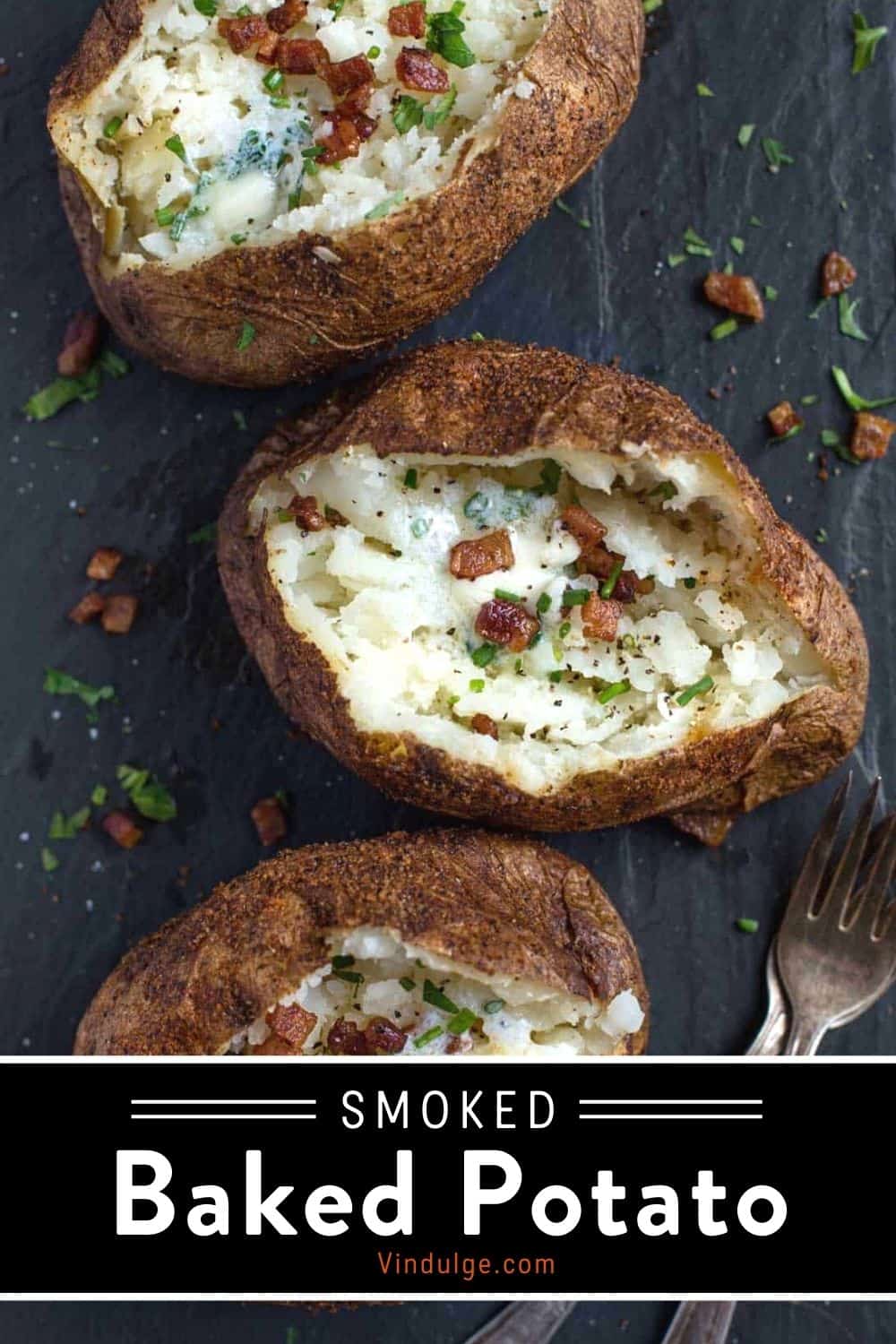 Smoked Baked Potatoes - Vindulge