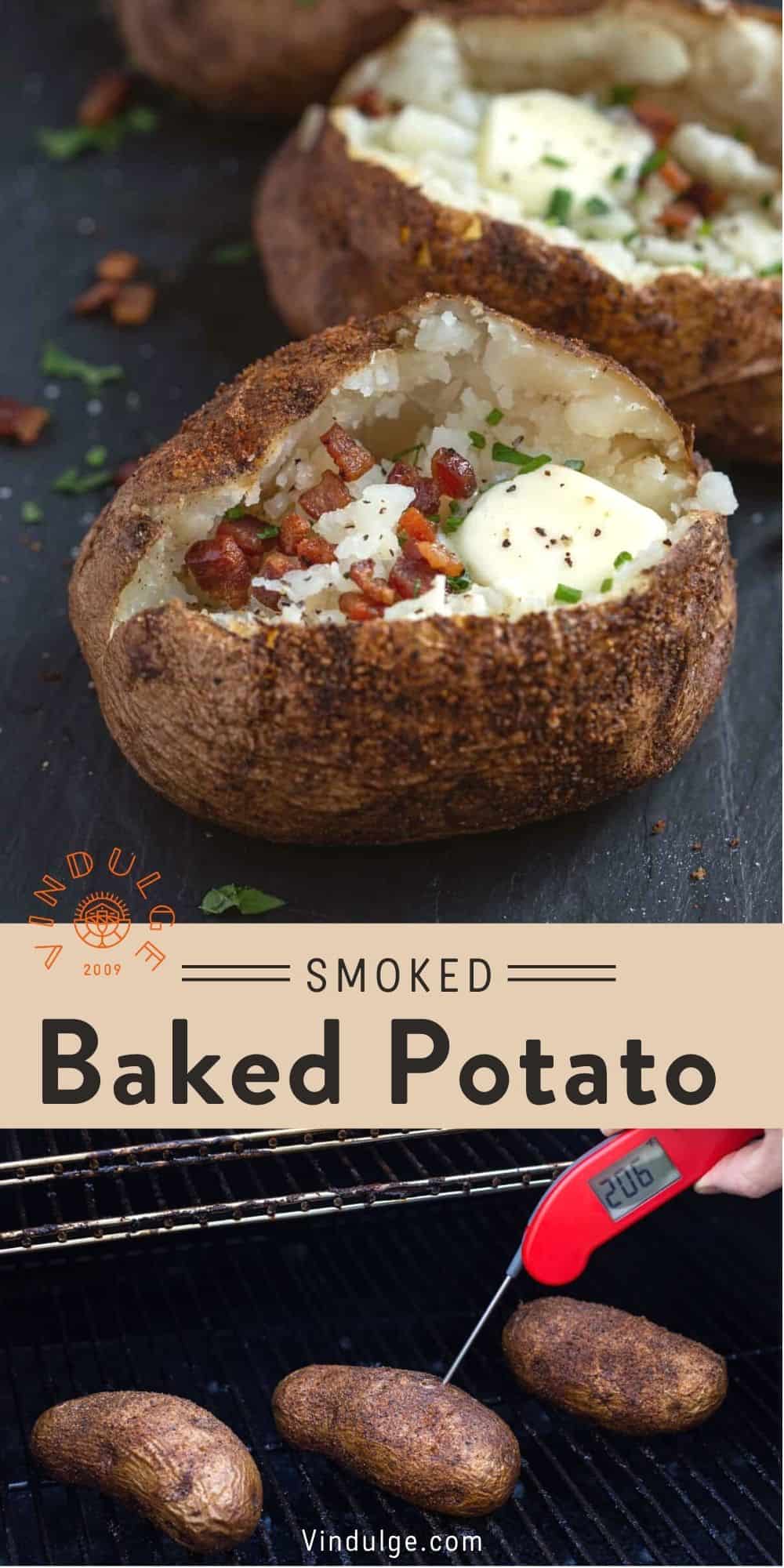 Smoked Baked Potatoes - Vindulge