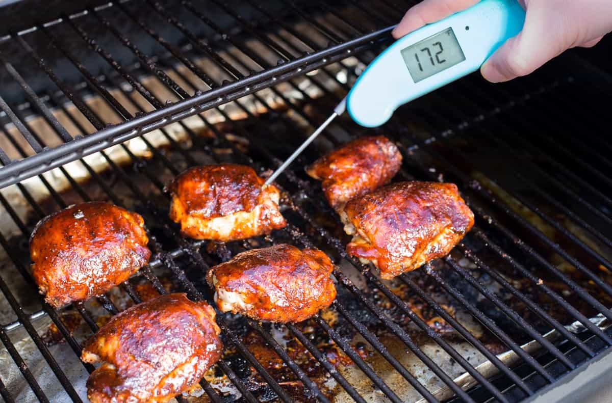 Precision Grilling Set With The GrillGrate Temp and Time