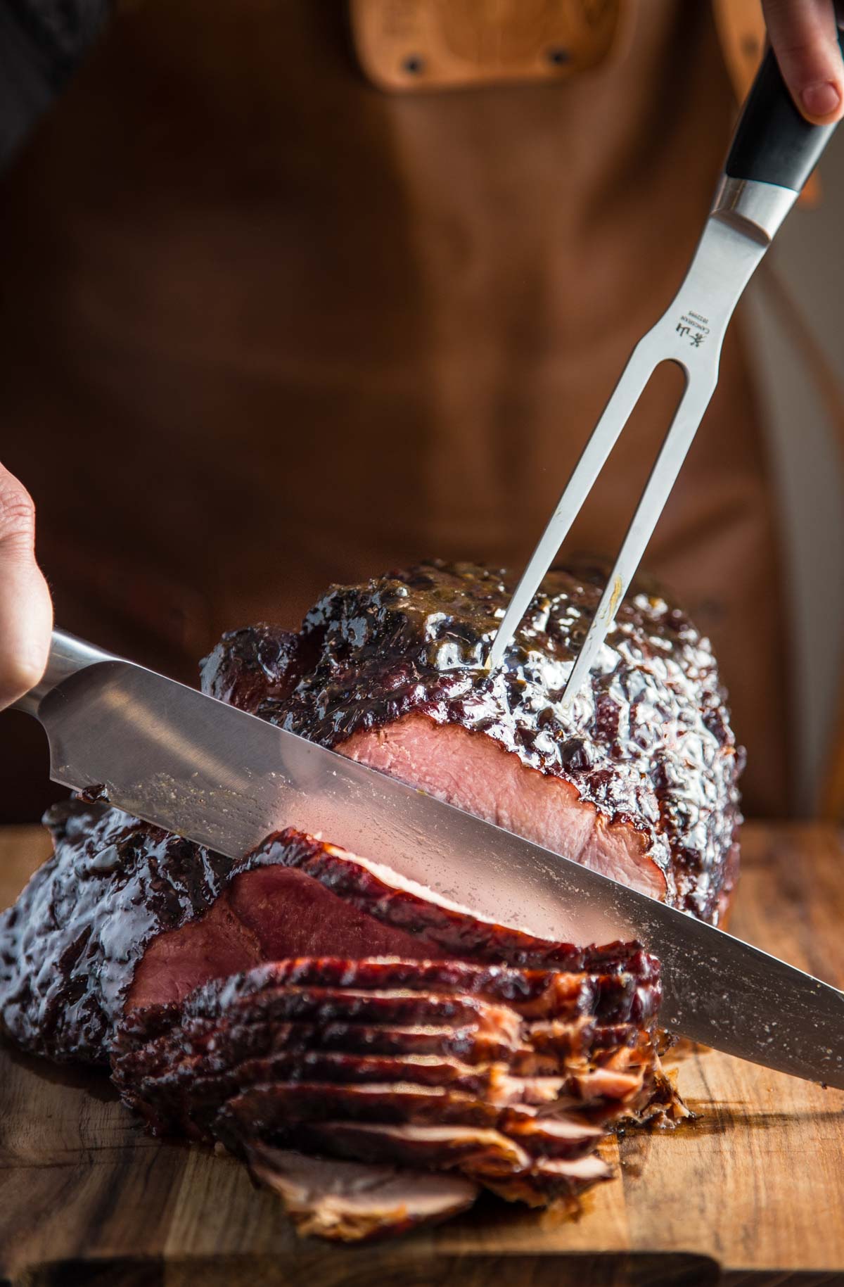 Smoked Ham with Brown Sugar Glaze Recipe - Vindulge