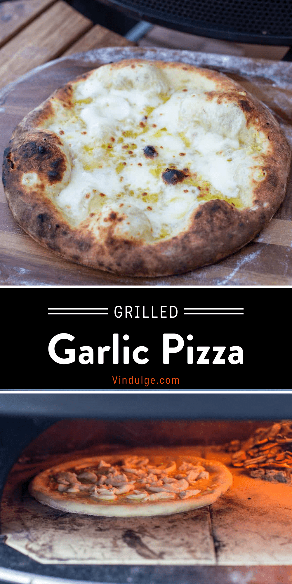 Garlic Pizza Recipe With Mozzarella And Balsamic Vindulge