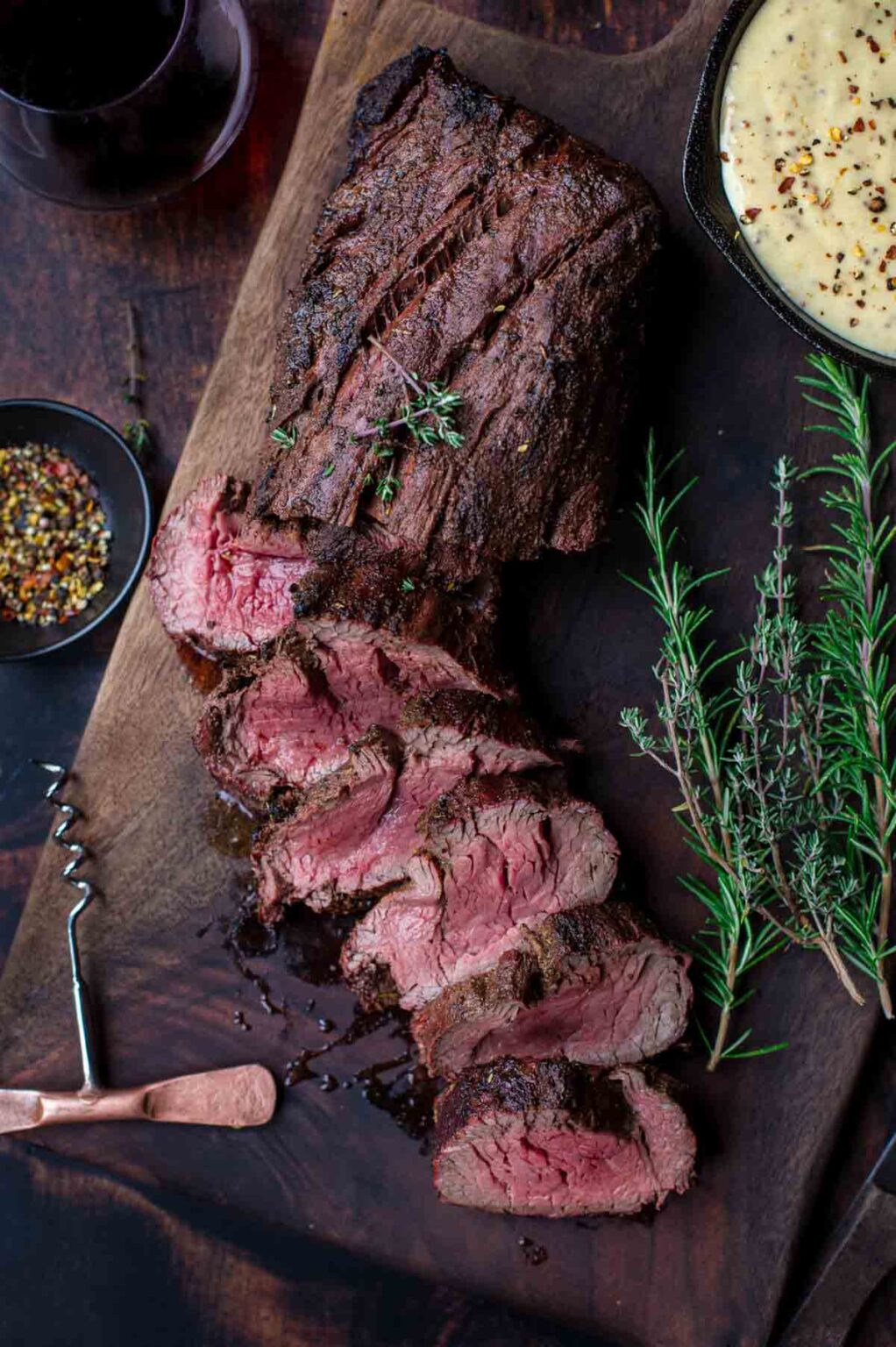 Grilled Beef Tenderloin Recipe with Mustard Steak Sauce - Vindulge