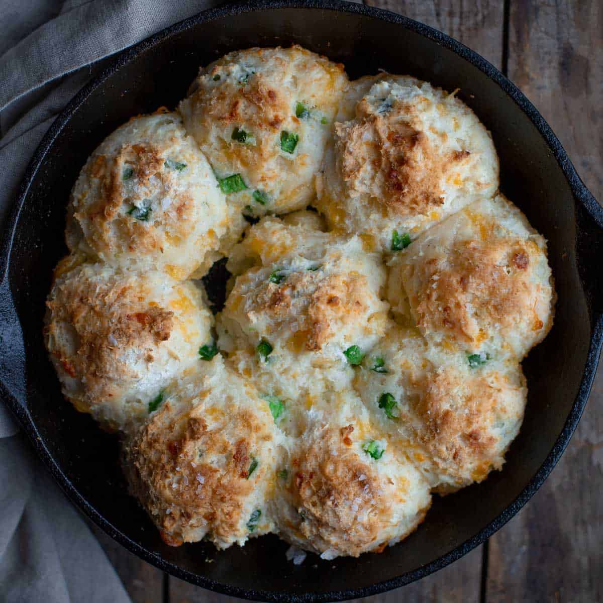 The Best Buttermilk Drop Biscuits (in Cast Iron) - Vindulge